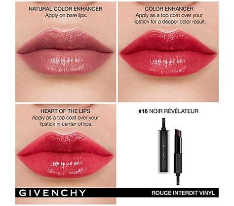 recensioni rouge interdit vinyl givenchy|givenchy interdit black magic lipstick.